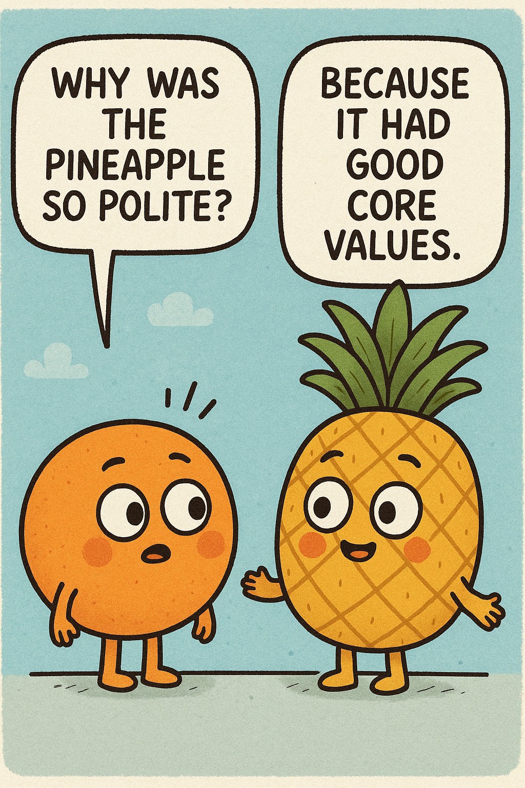 Pineapple joke, cute and funny, laughter, packfreshusa, preparedness, emergency