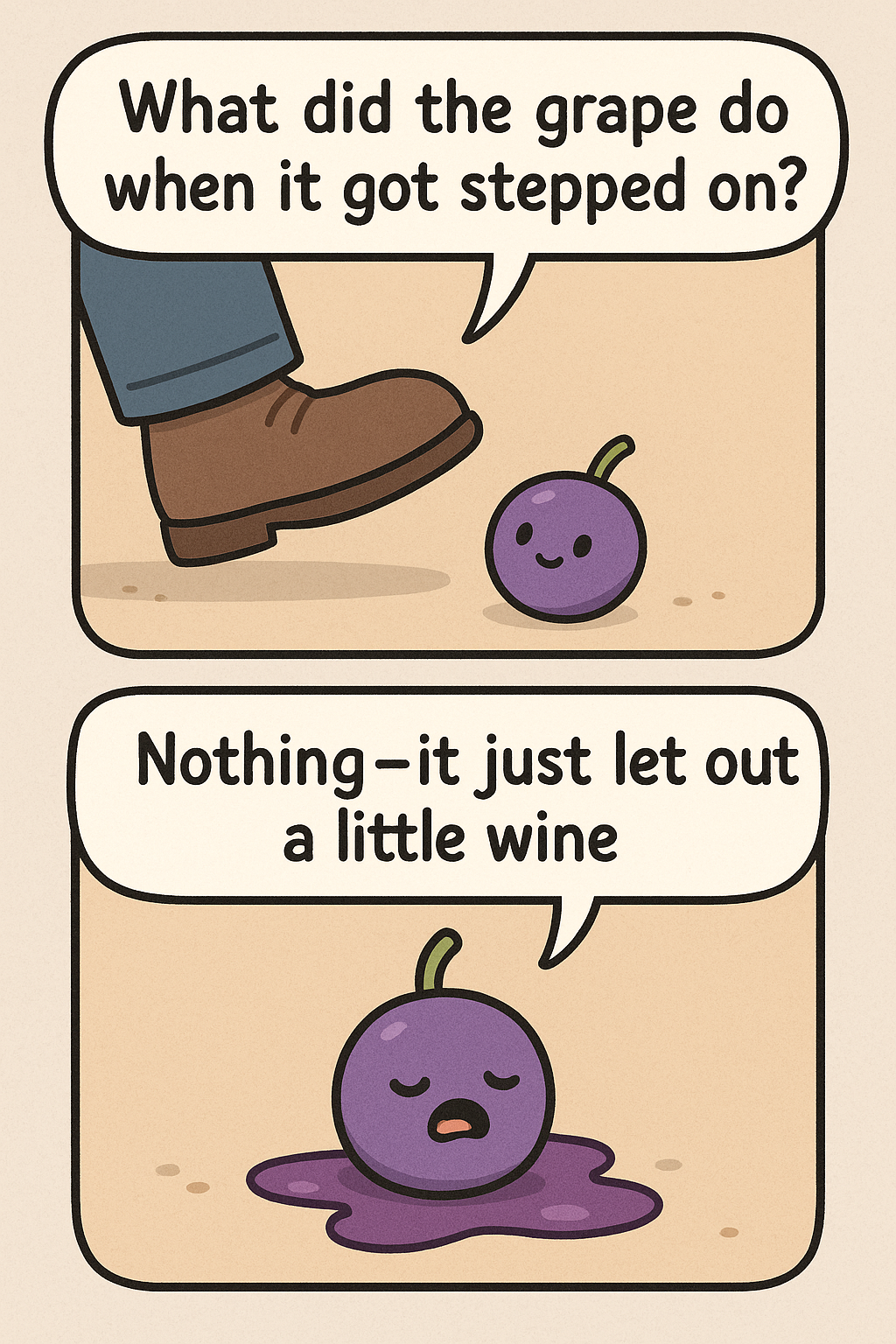 Grape joke, wine, juice, funny, laugher, fruit and fun, packfreshusa