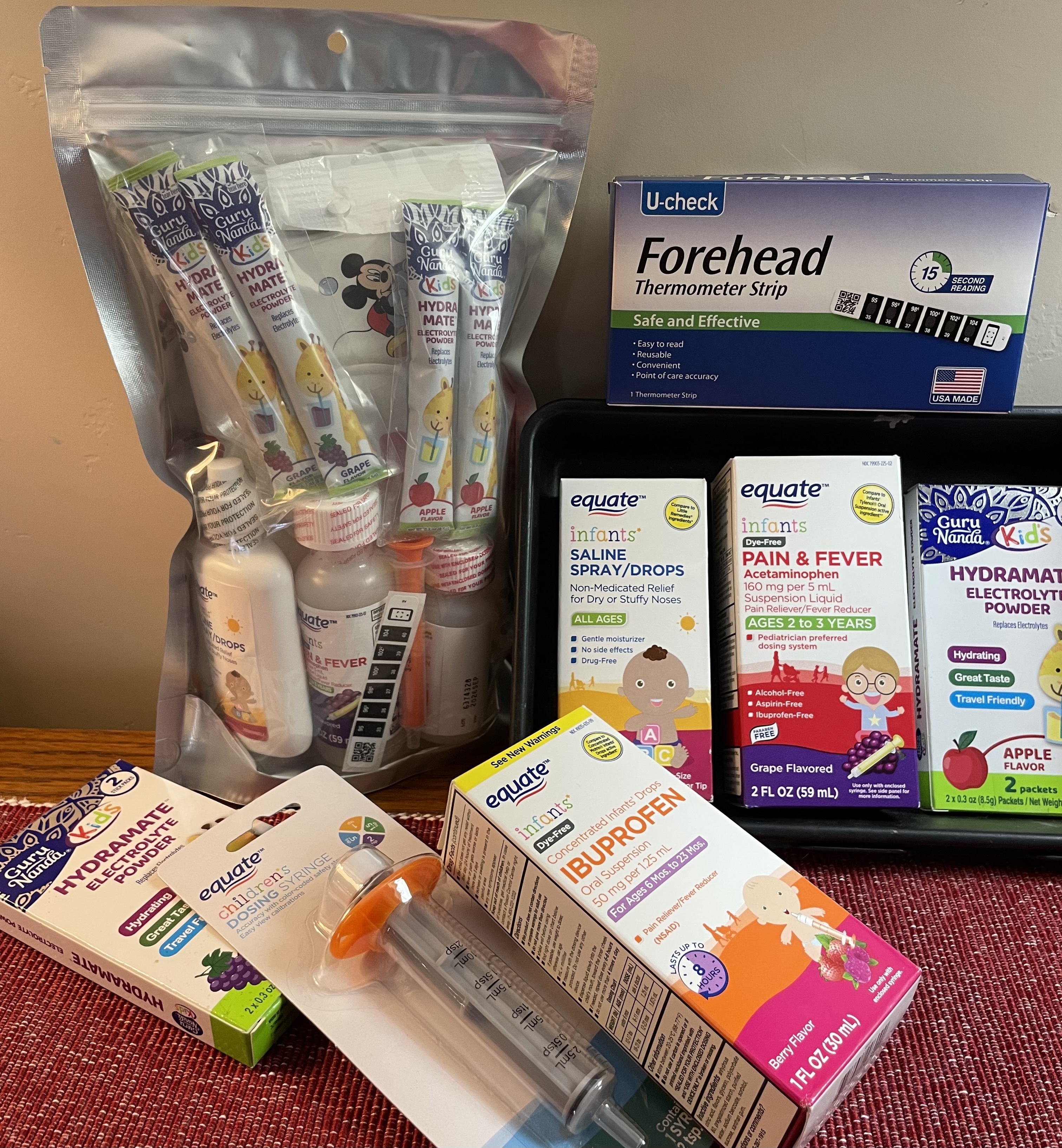 baby first aid items