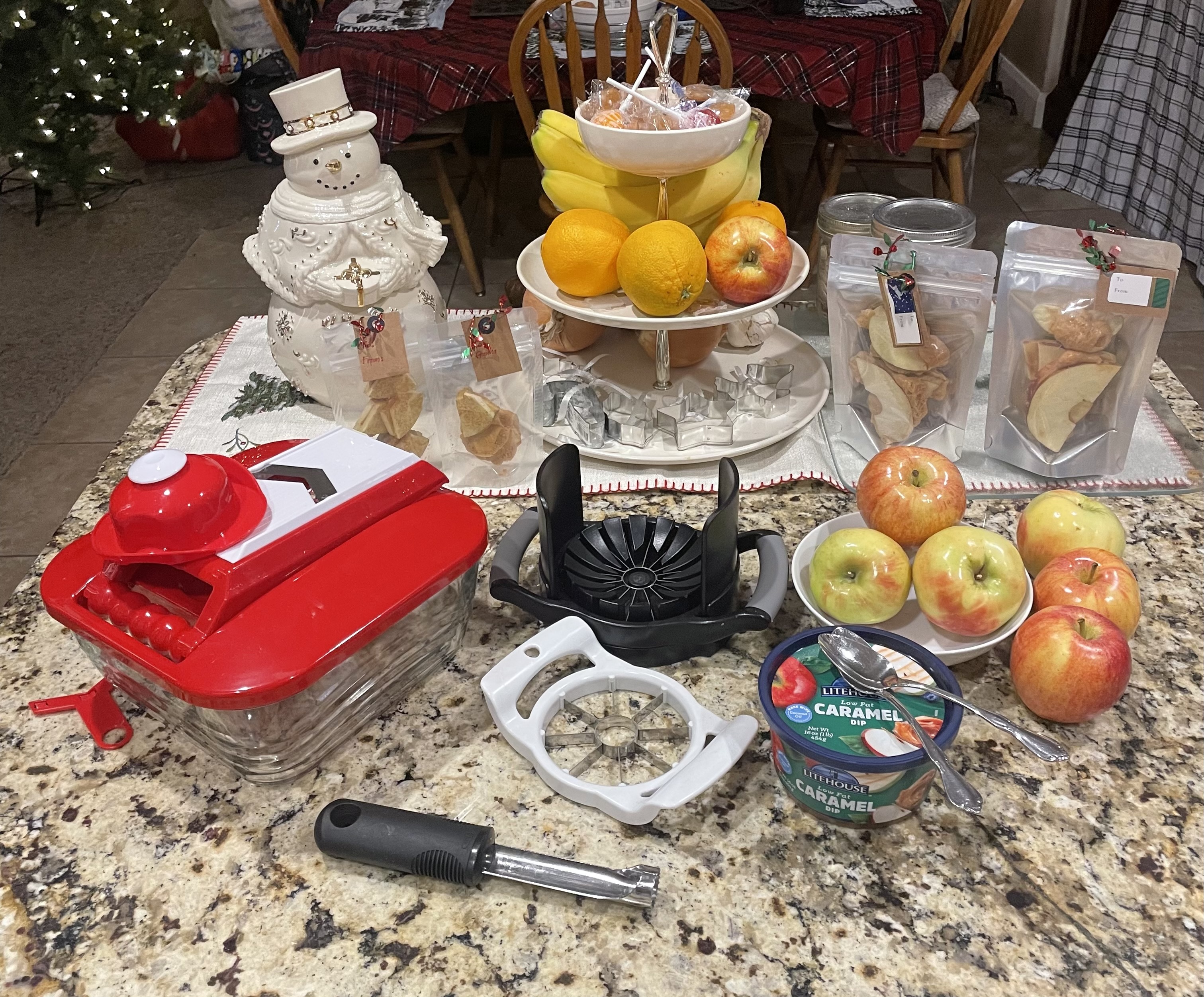 tools for making the apples