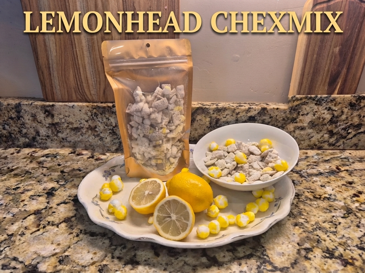 Mimi's Lemonhead  White Chocolate ChexMix - Pupppy Chow 